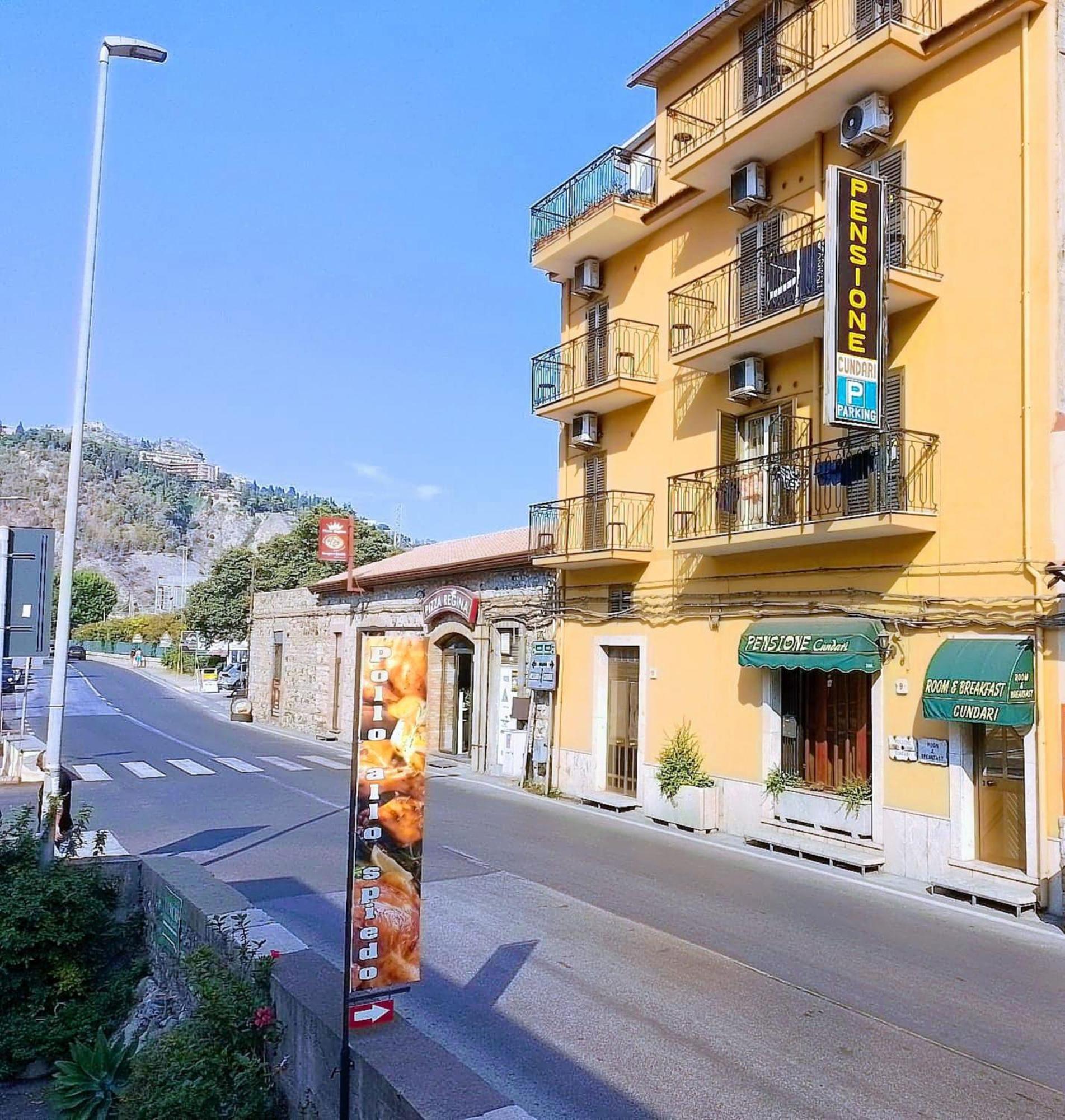 Hotel Pensione Cundari Taormina Exterior foto
